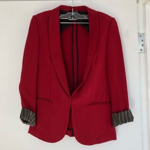 Rag & Bone red blazer size 0–SOLD